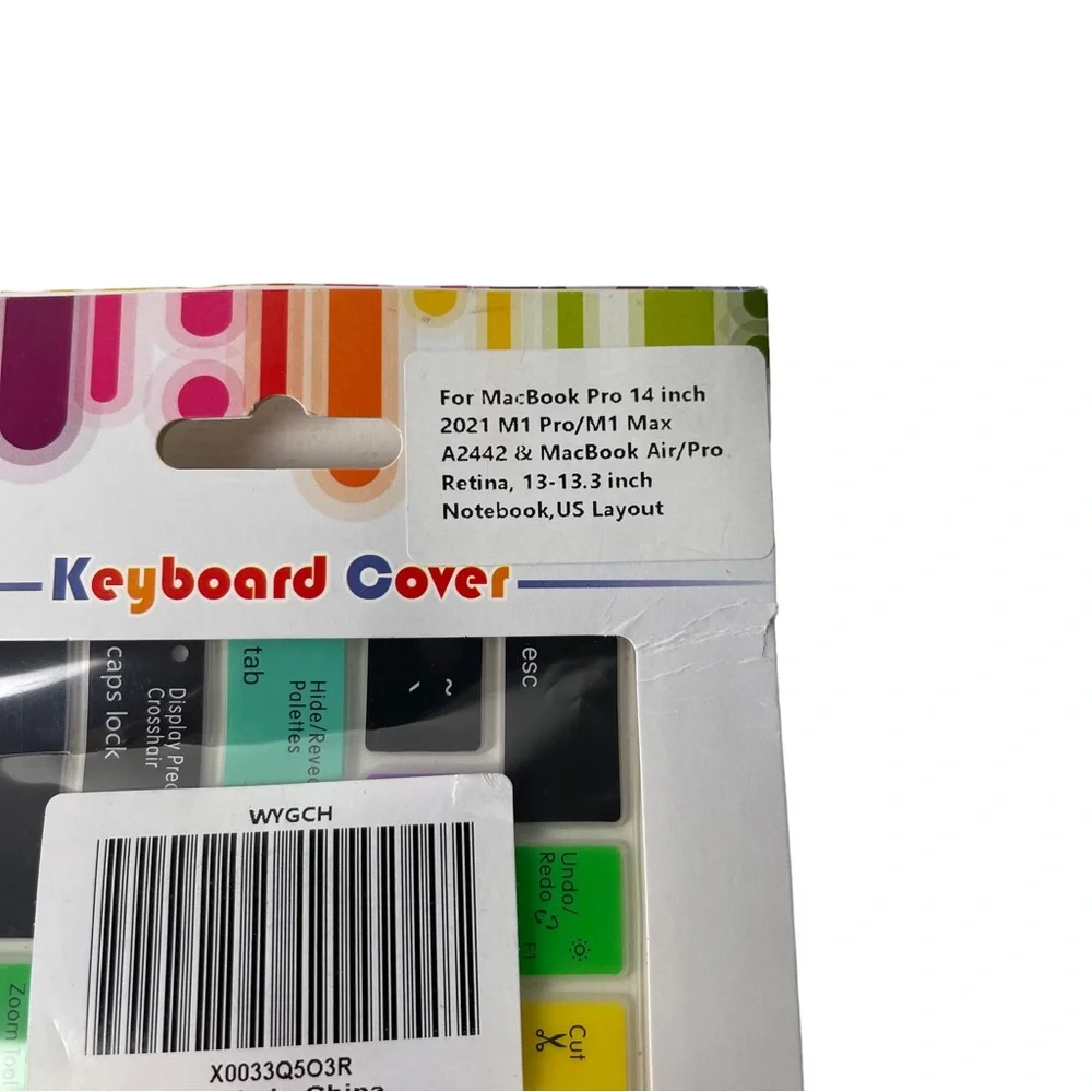 Multicolor Keyboard Cover